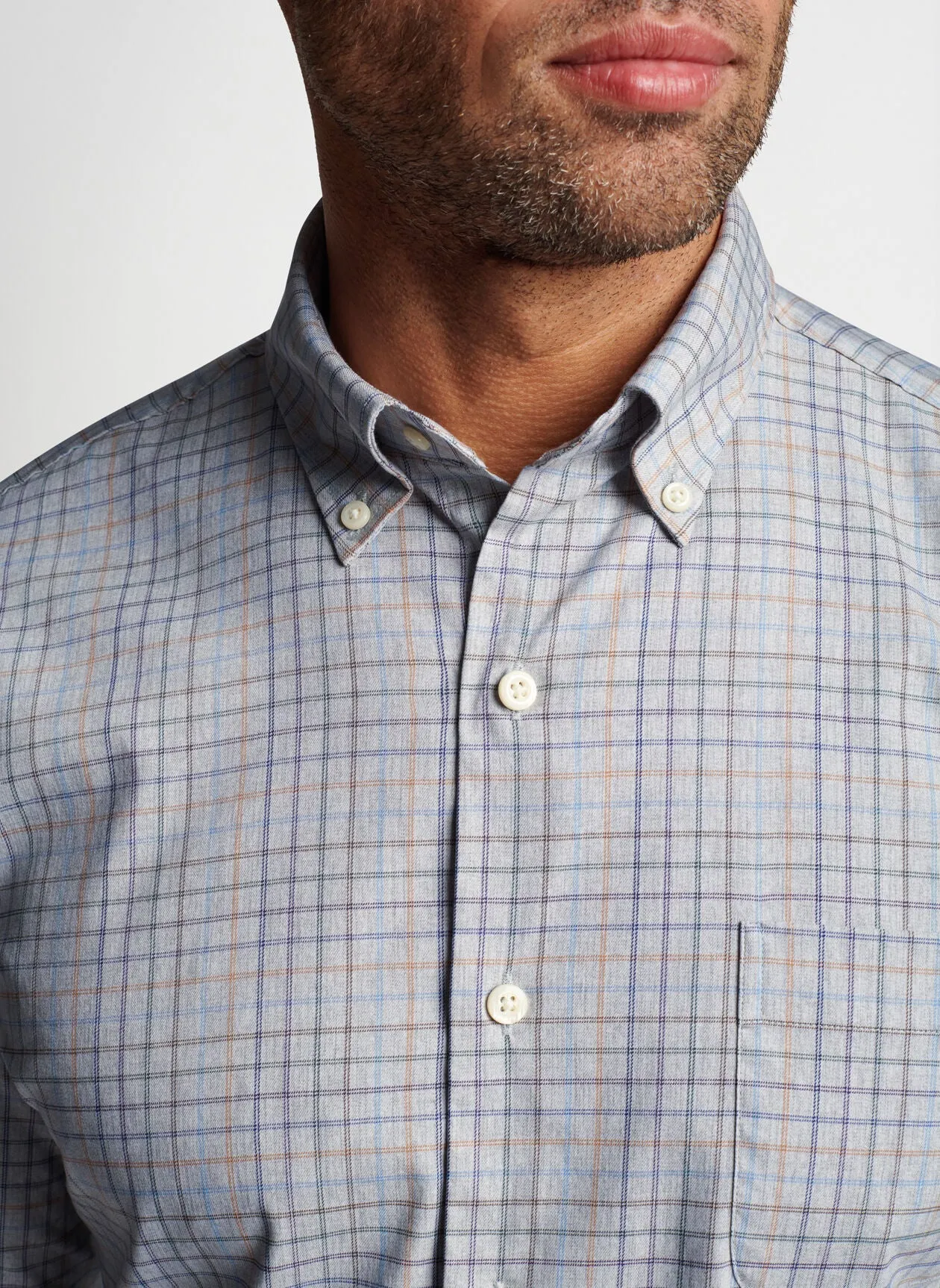 Peter Millar - Thacker Crown Lite Cotton-Blend Sport Shirt - British Grey