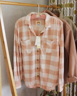Pink Plaid Cozy Shirt
