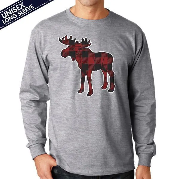 Plaid Moose T-Shirt