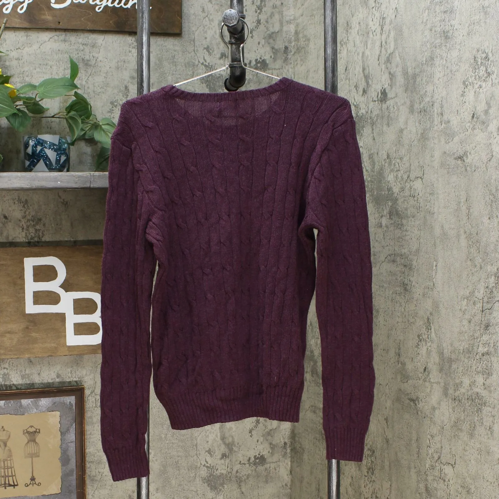 Polo Ralph Lauren Women's Cable Knit Cotton Pullover Sweater