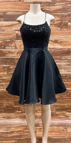 Poly USA 8730 Short A-Line Party Dress