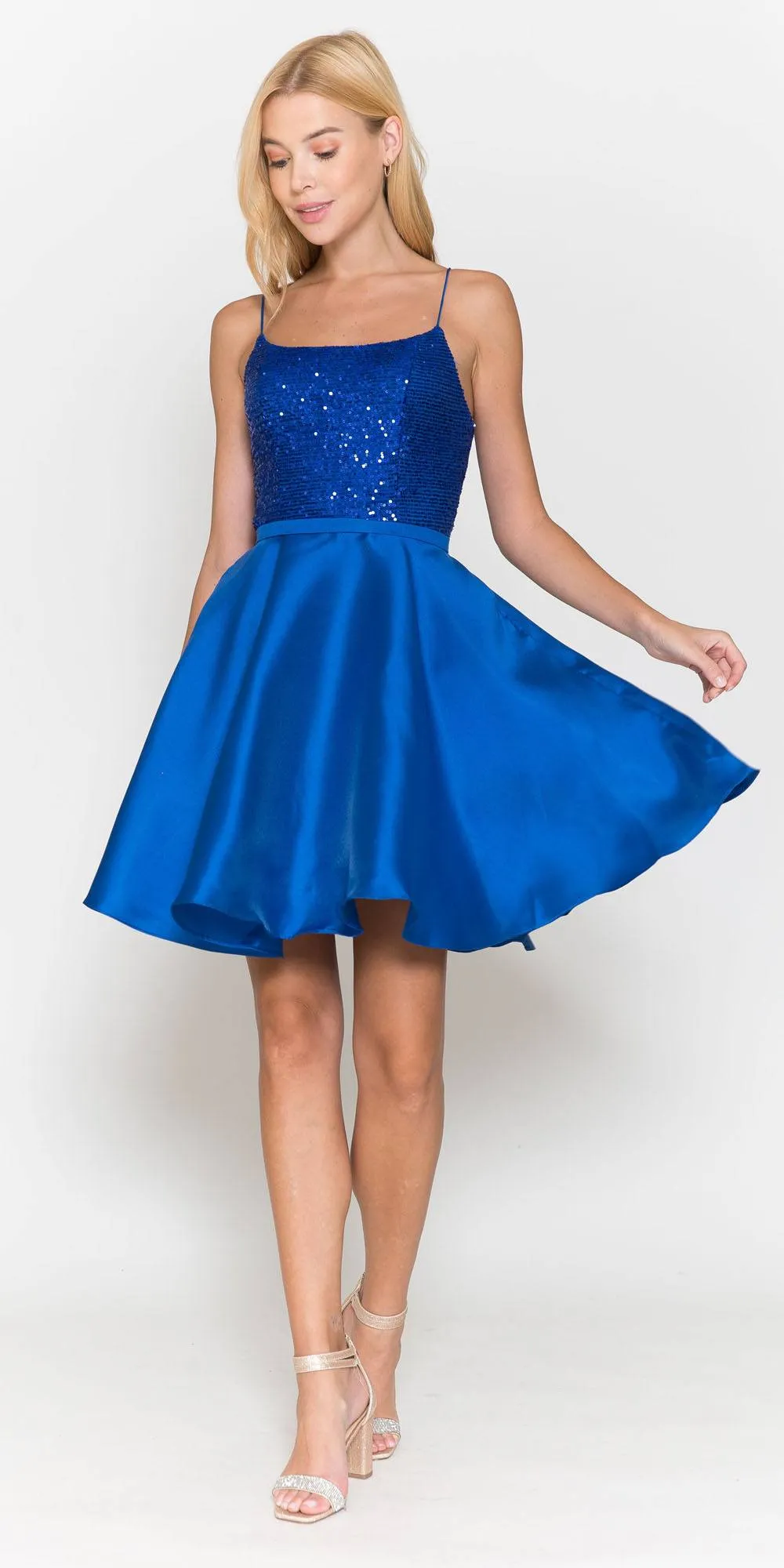 Poly USA 8730 Short A-Line Party Dress