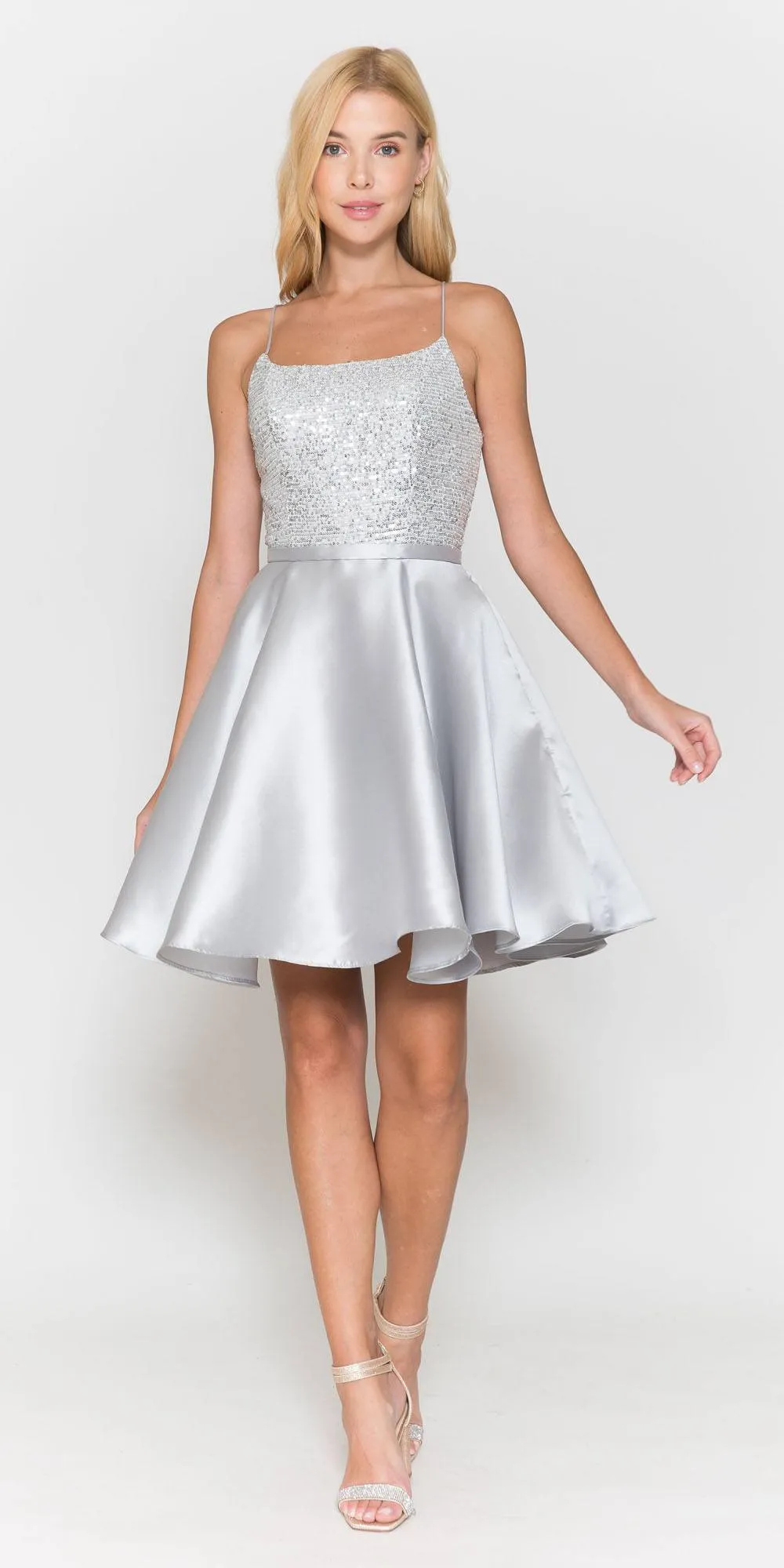 Poly USA 8730 Short A-Line Party Dress