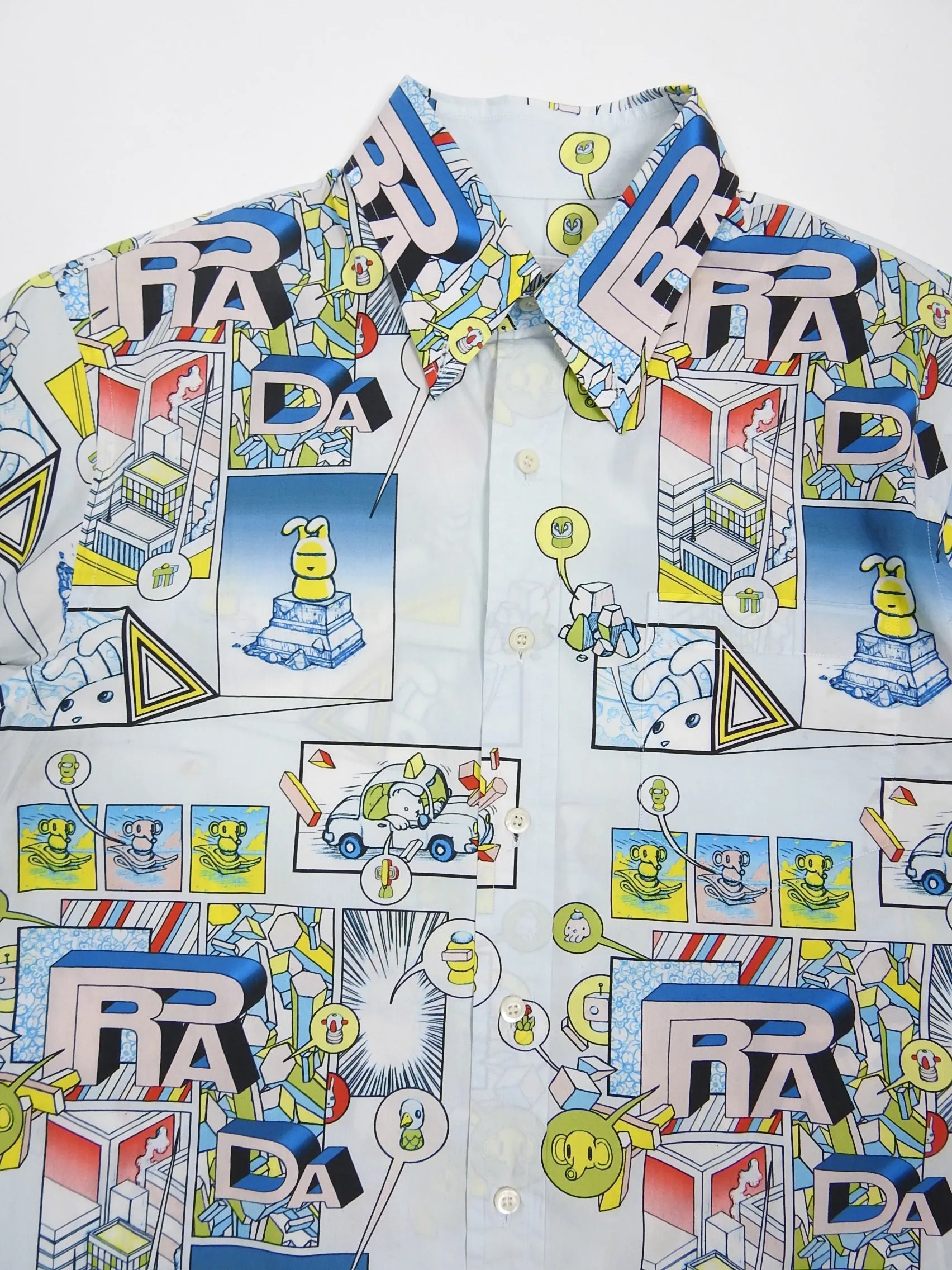 Prada SS'18 Short Sleeve Bunny Shirt Large
