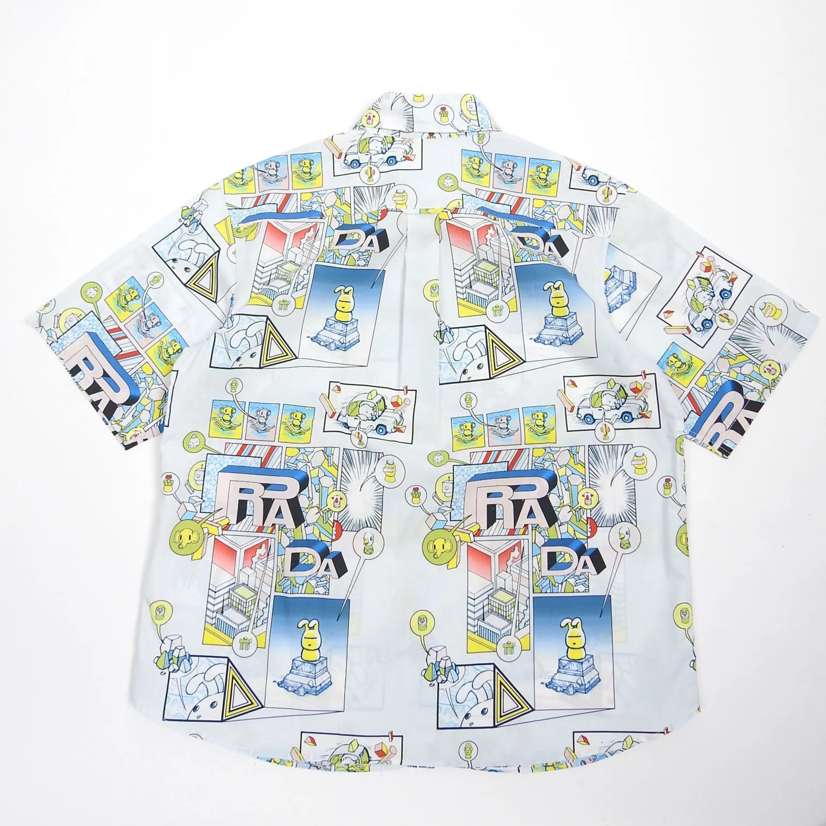 Prada SS'18 Short Sleeve Bunny Shirt Large