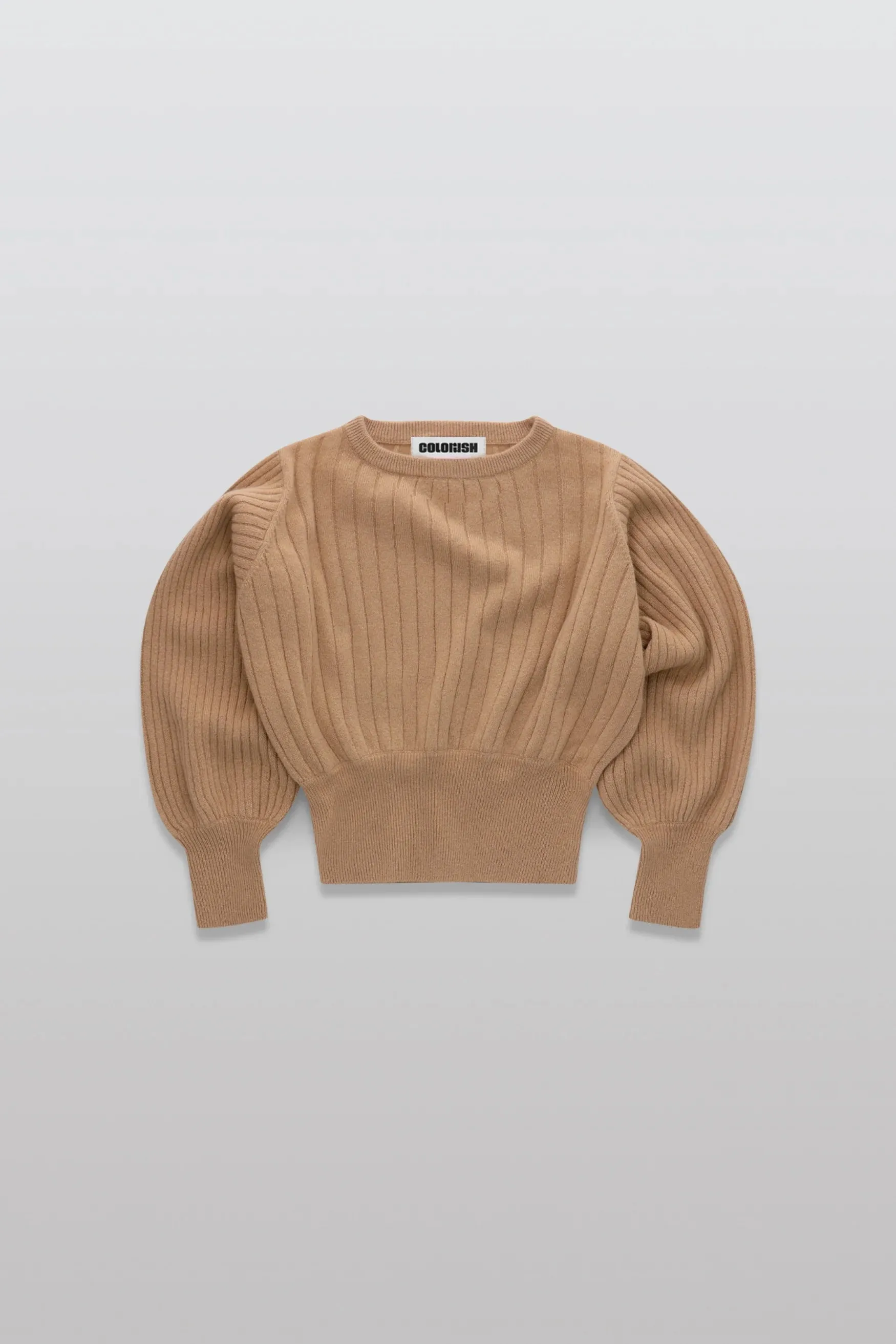 Prague Lux Balloon Ribbed Sweater