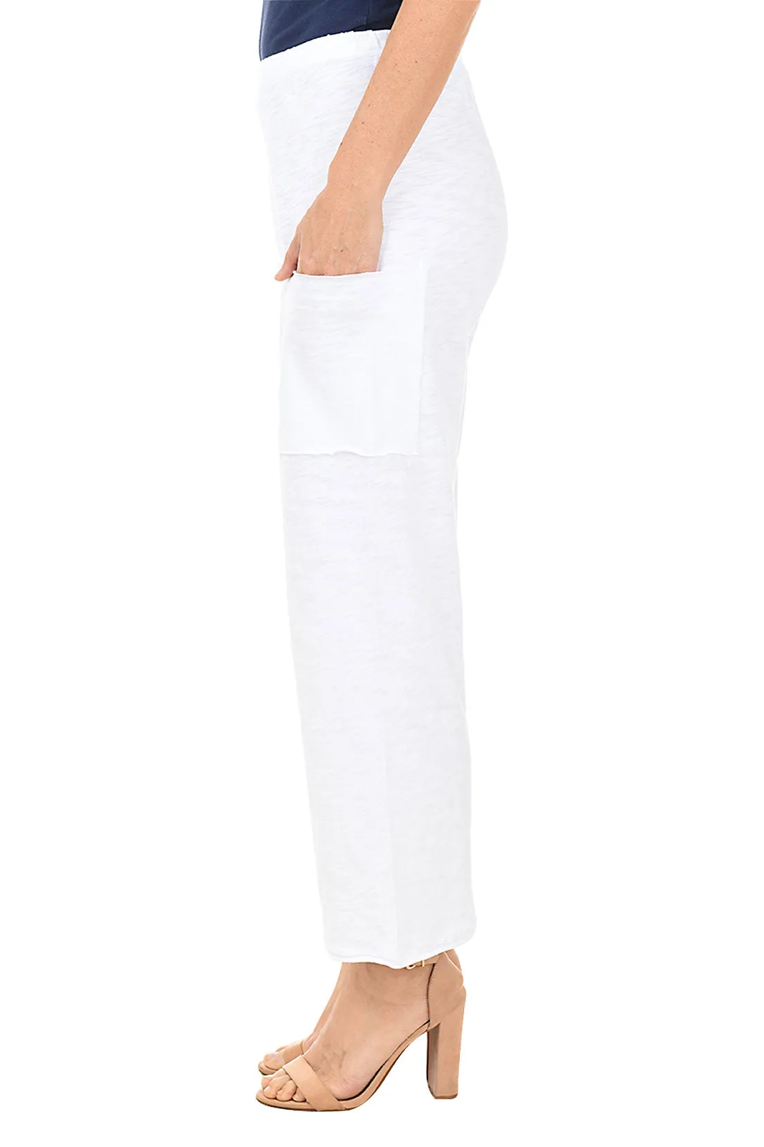 Pull-On Slub Knit Cargo Pant