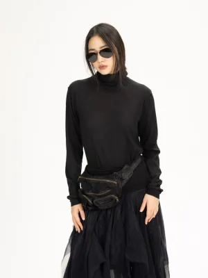 Pure Cashmere Turtleneck Sweater