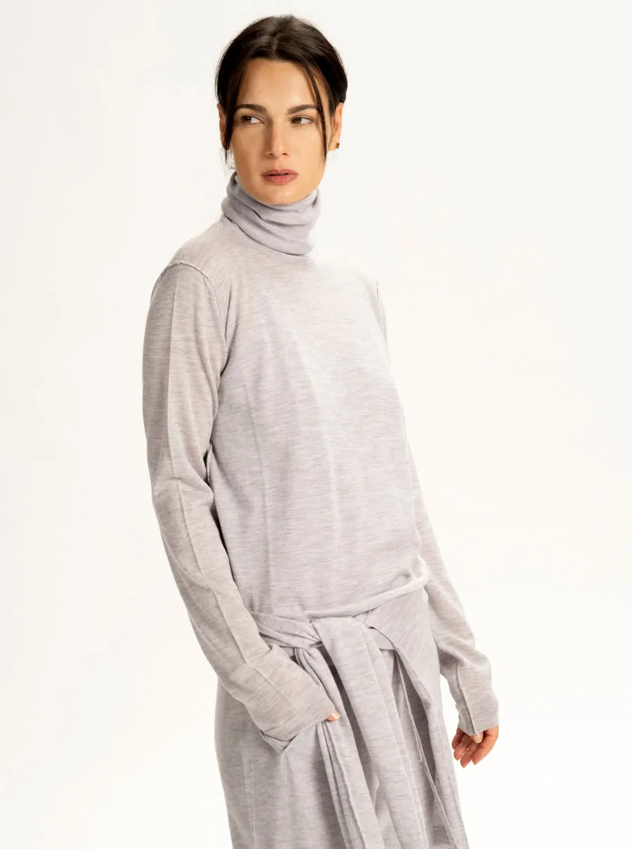 Pure Cashmere Turtleneck Sweater