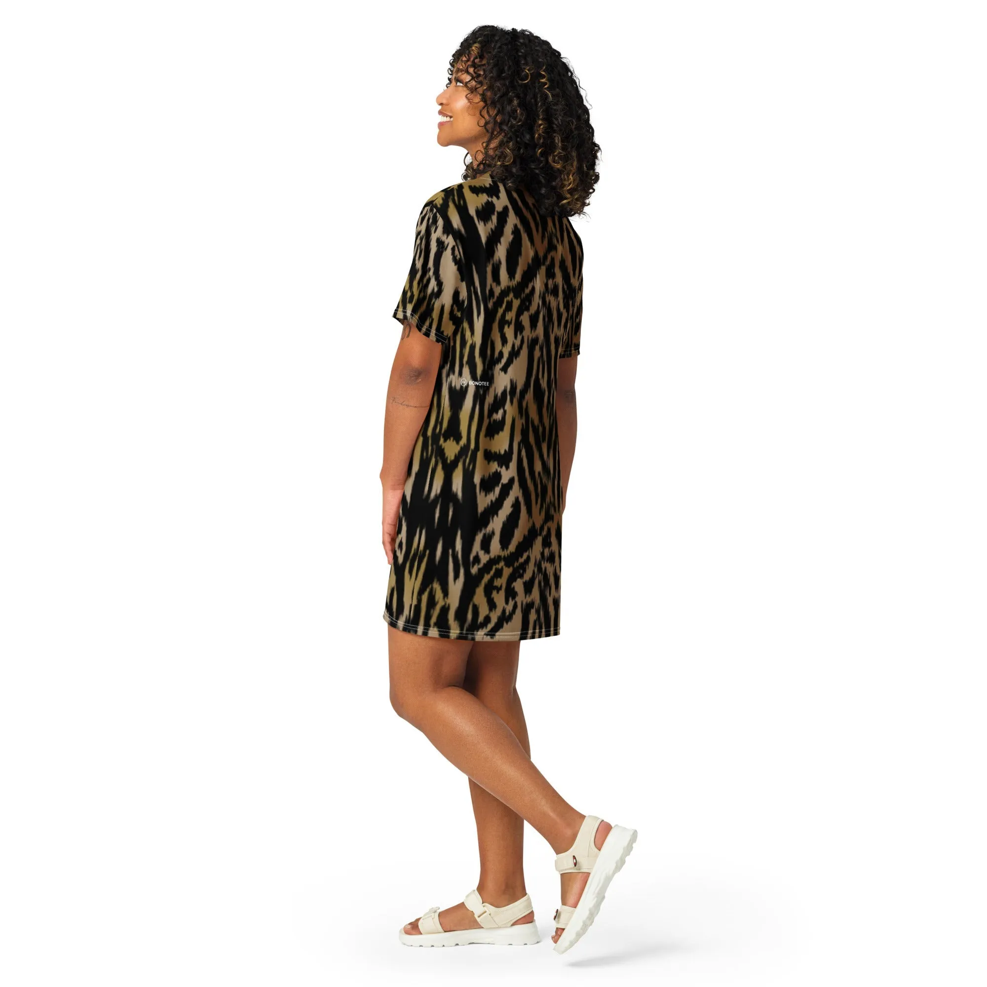 QUEEN OF JUNGLE Women's T-Shirt Dress
