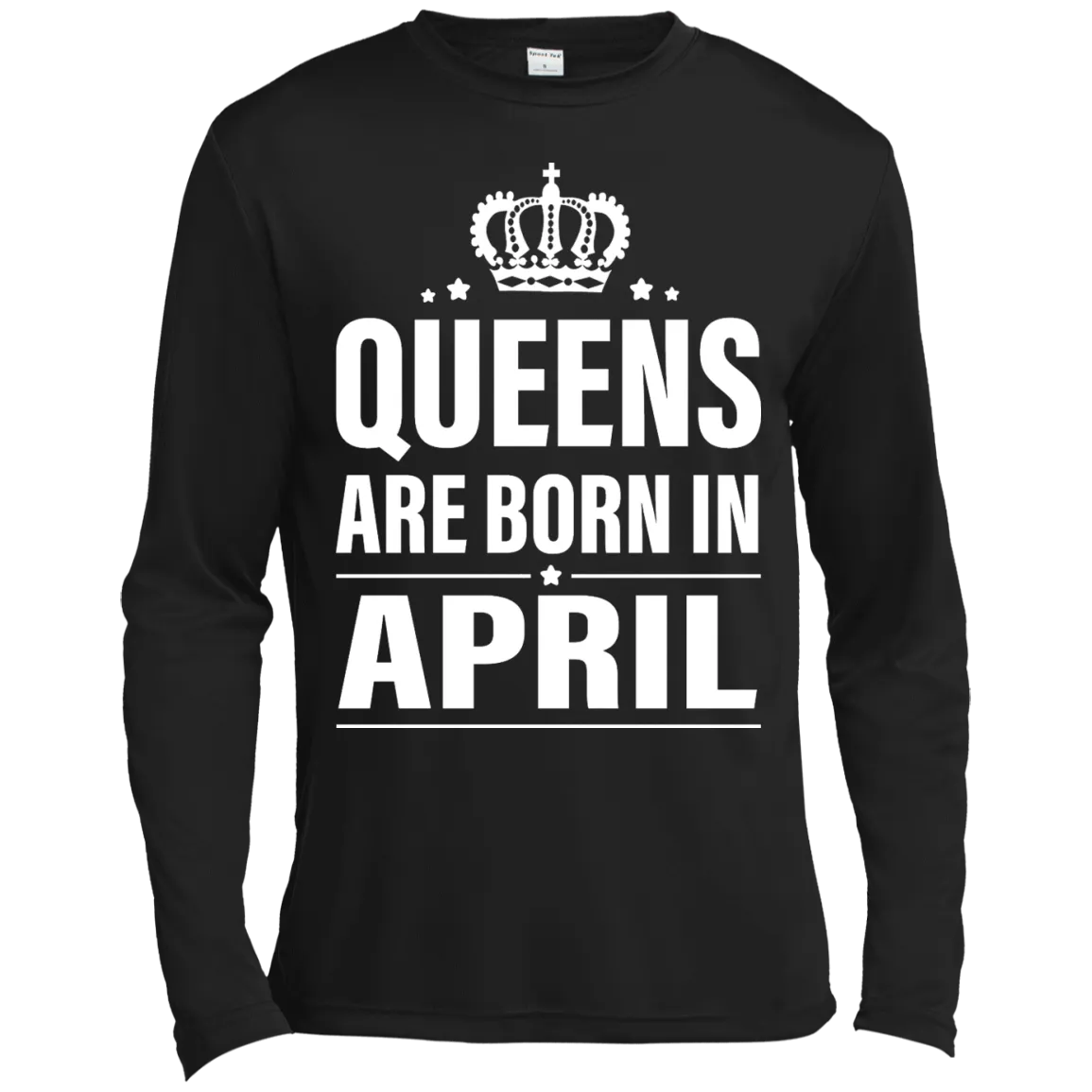 Queens Are Born in April Birthday shirt
