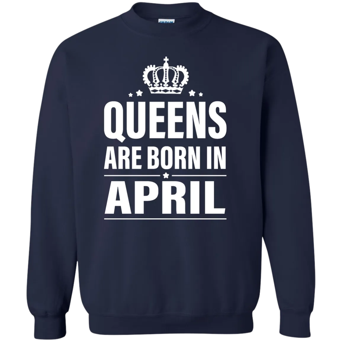 Queens Are Born in April Birthday shirt