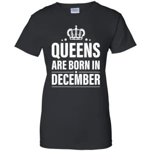 Queens Are Born in December shirt