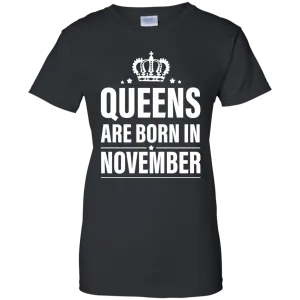 Queens Are Born in November shirt