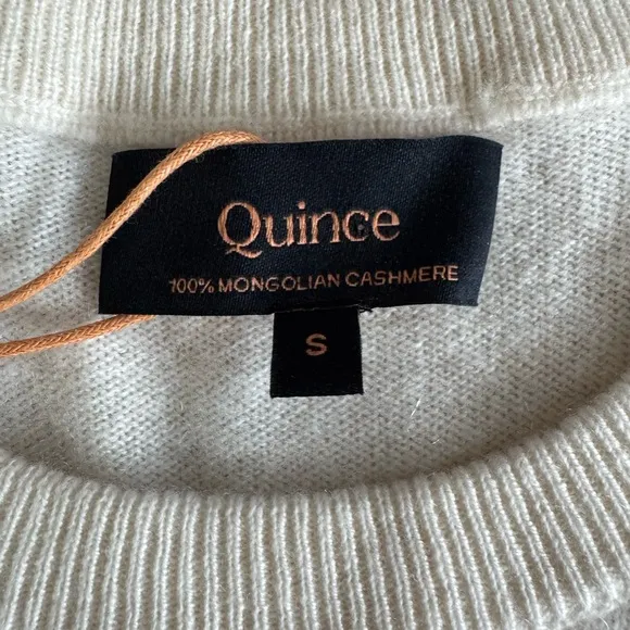 Quince cashmere crewneck sweater NWT