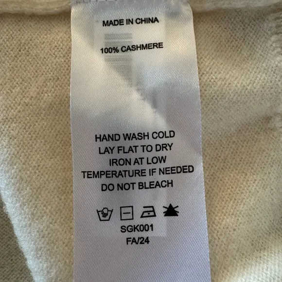 Quince cashmere crewneck sweater NWT