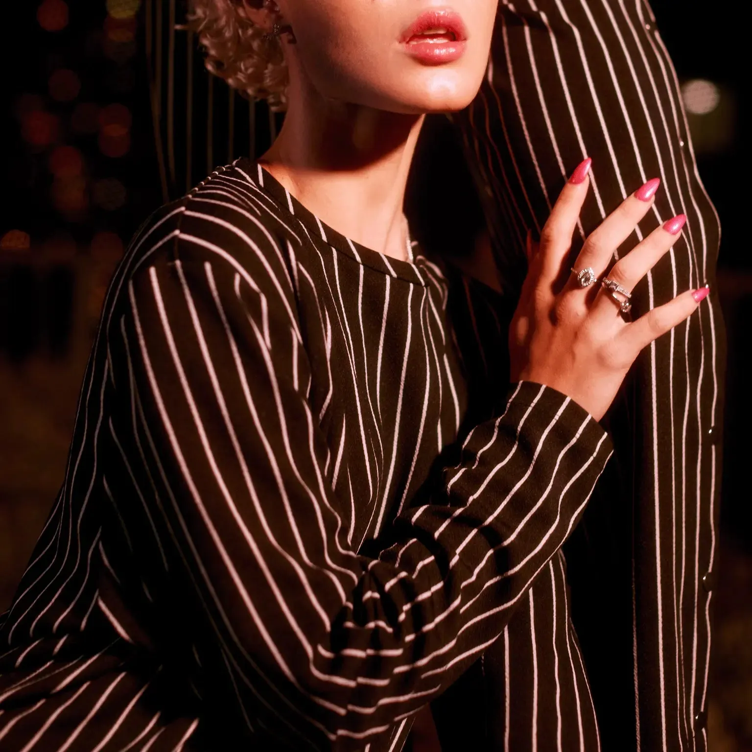 Racer Stripe Tunic Top