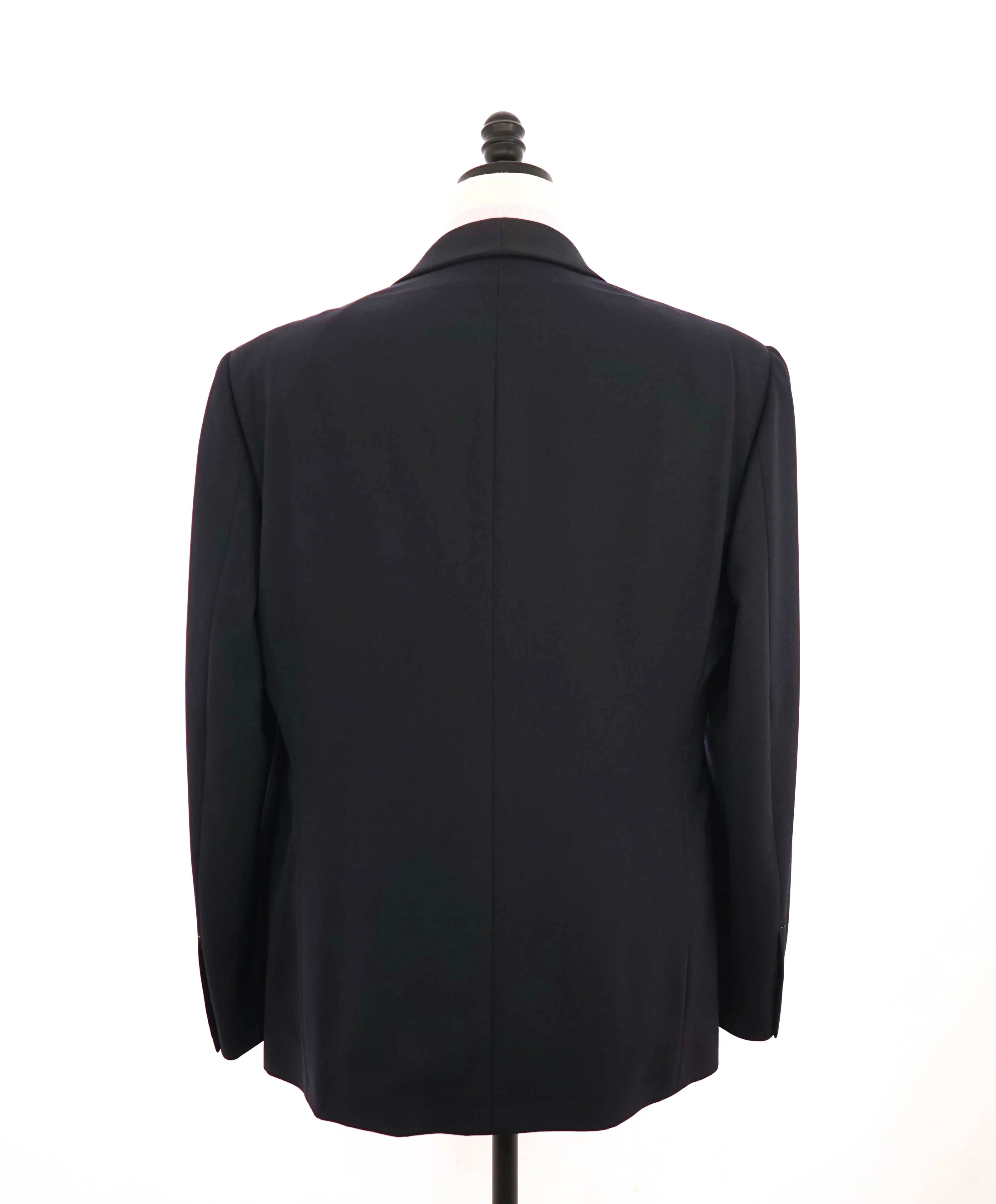 RALPH LAUREN PURPLE LABEL - Black "BARATHEA" “Anthony 1B Shawl” Dinner Jacket - 46R