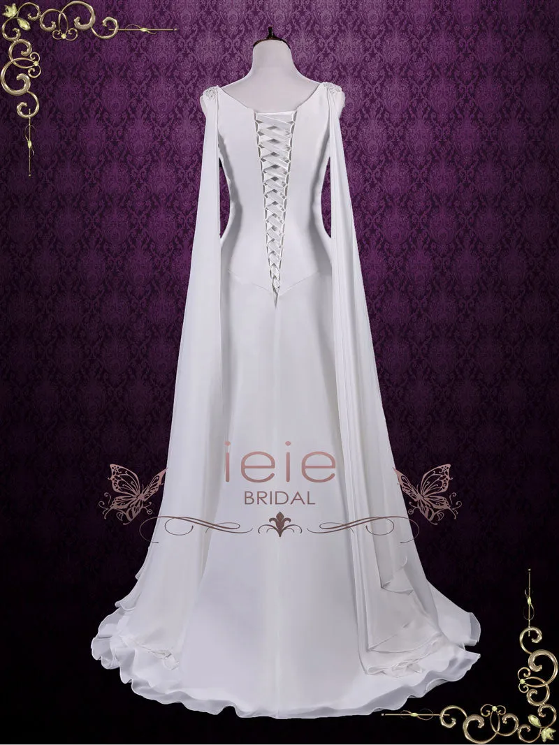 Ready to Wear Medieval Style Chiffon Wedding Dress ATHEENA