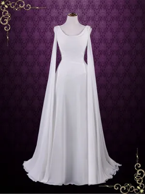 Ready to Wear Medieval Style Chiffon Wedding Dress ATHEENA