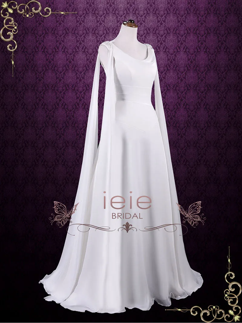 Ready to Wear Medieval Style Chiffon Wedding Dress ATHEENA