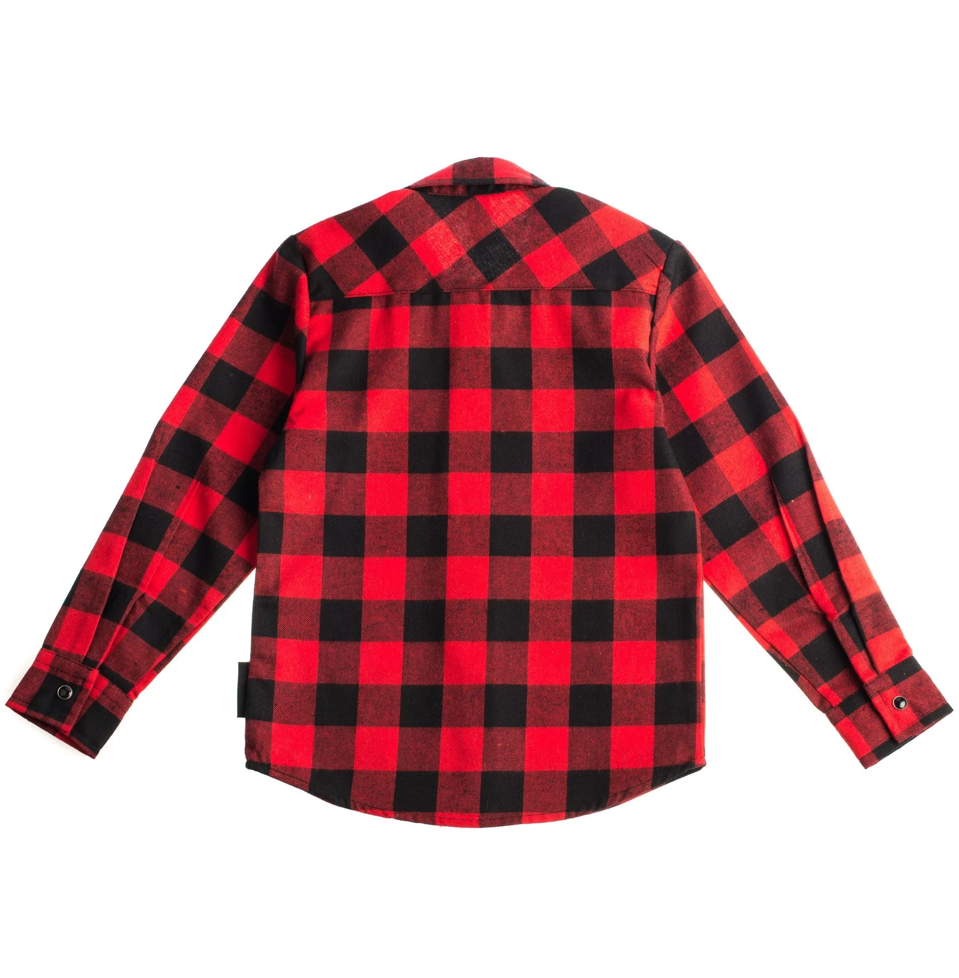 Red & Black Plaid Knuckleheads Long Sleeve Rockabilly Shirt
