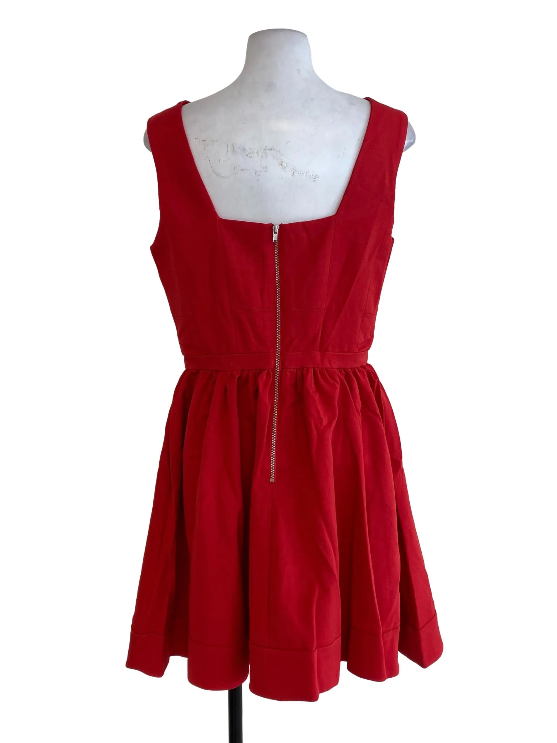 Red Ribbon A Line Dress