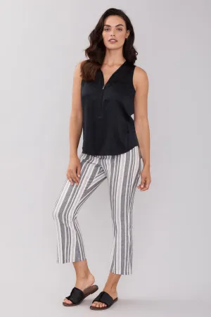 Regan Crop Flare - Liberty Linen: FINAL SALE