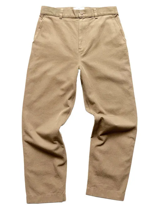 Reigning Champ Cotton Twill Ivy Chino Pant Khaki