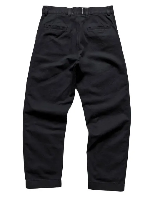 Reigning Champ Cotton Twill Ivy Chino Pant Washed Black