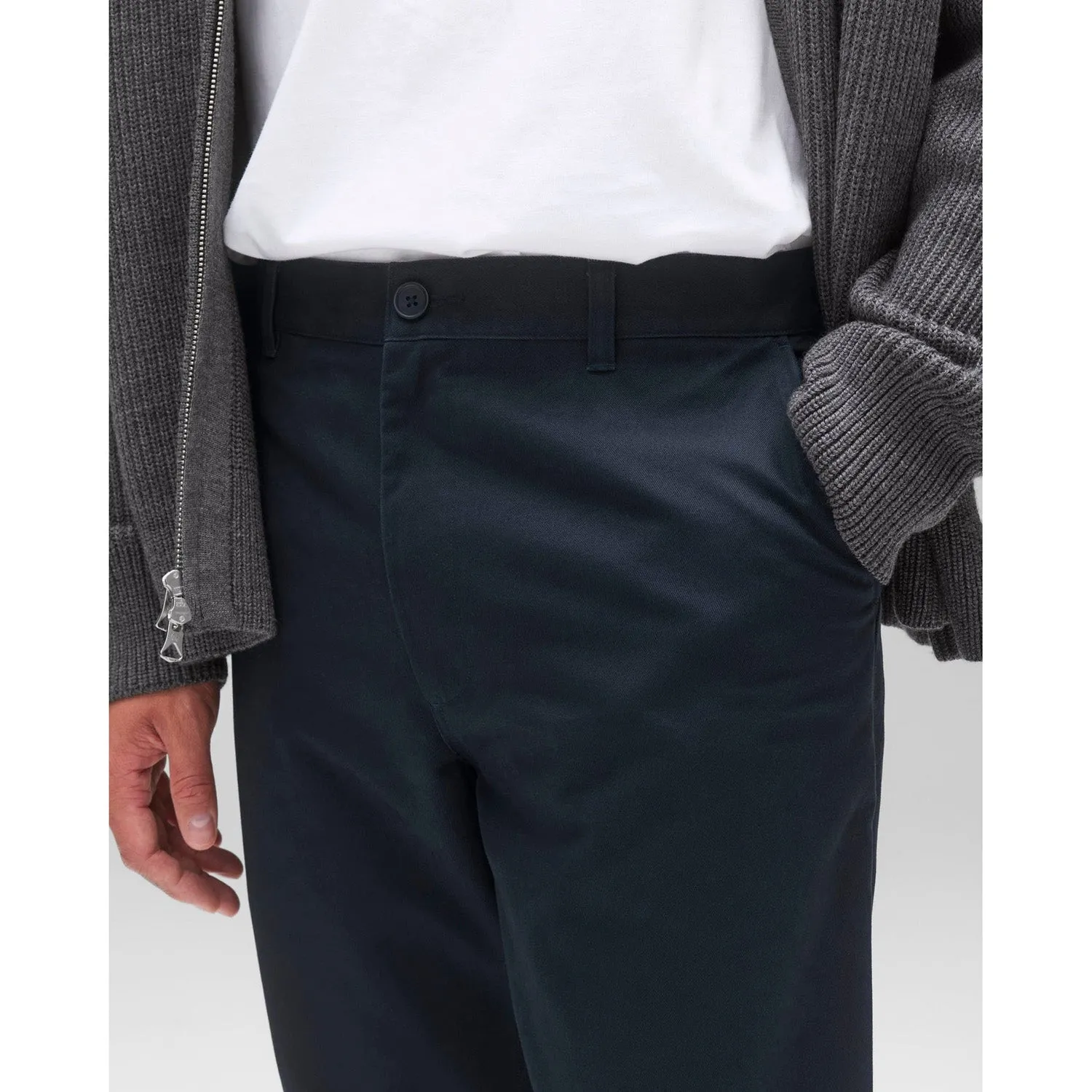 Reigning Champ Men Woven Cotton Chino Freshman Pant Navy