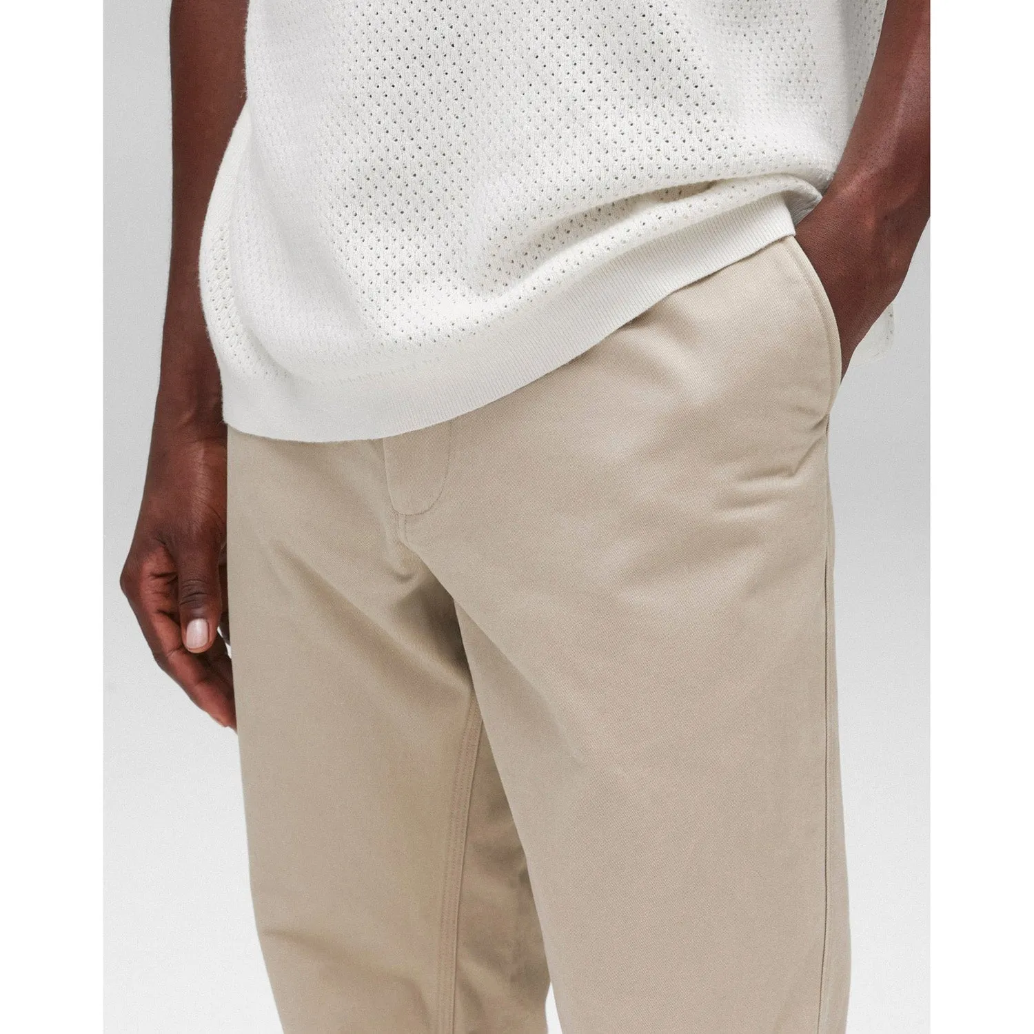Reigning Champ Men Woven Cotton Chino Freshman Pant Sand