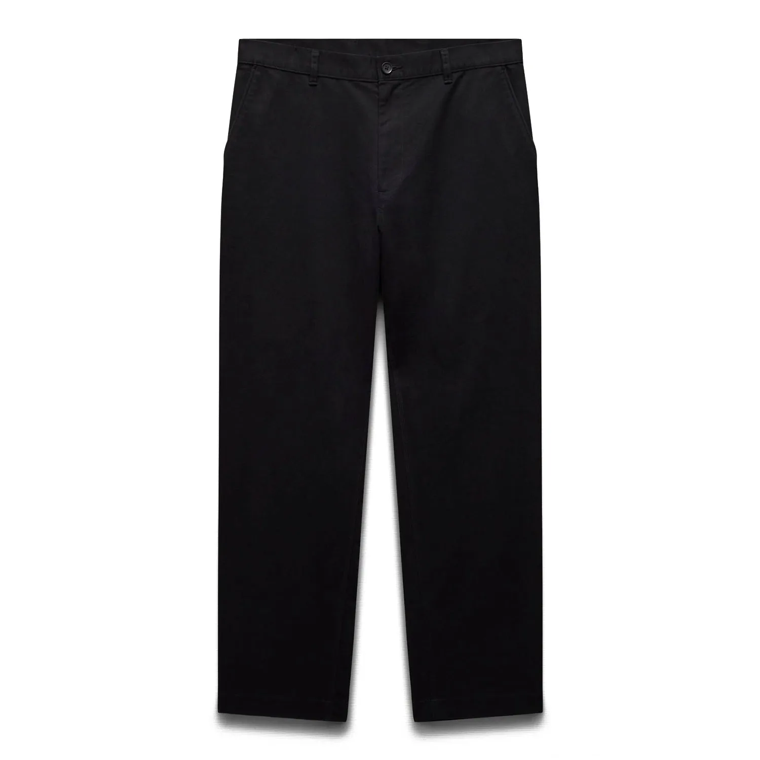 Reigning Champ Men Woven Cotton Chino Ivy Pant Black