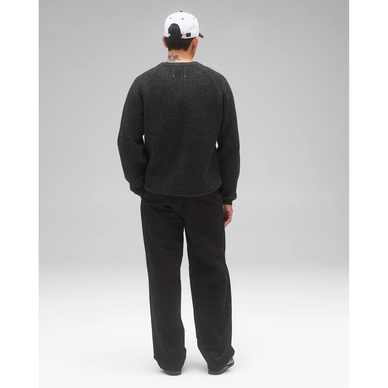 Reigning Champ Men Woven Cotton Chino Sophomore Pant Black