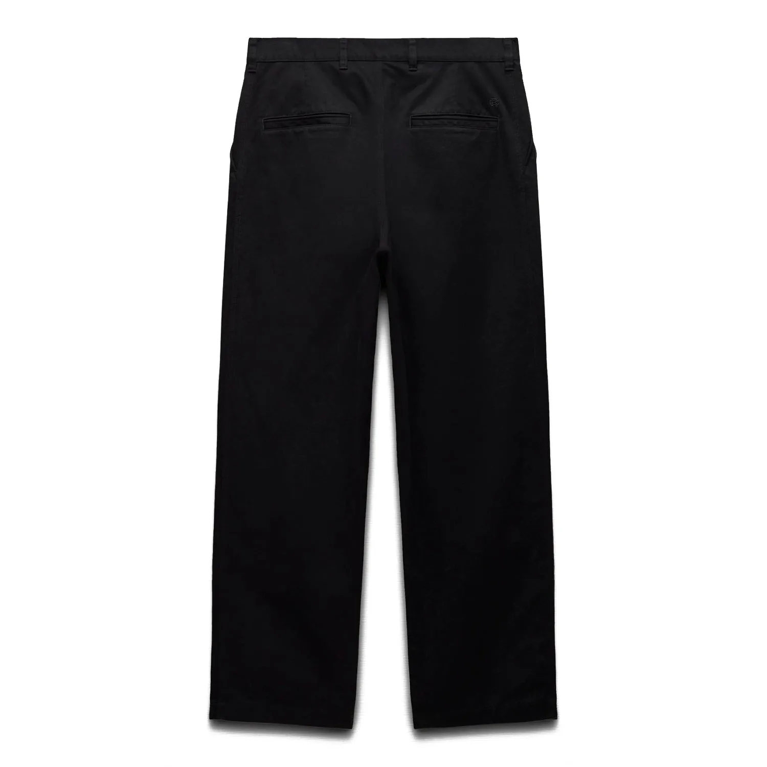 Reigning Champ Men Woven Cotton Chino Sophomore Pant Black