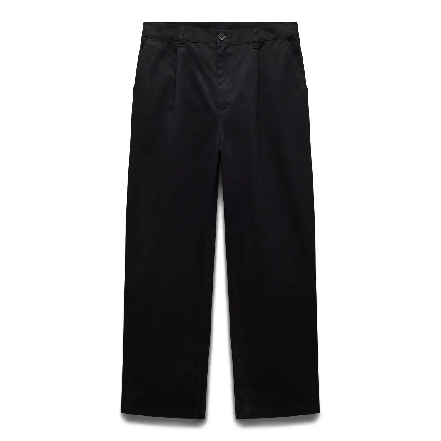 Reigning Champ Men Woven Cotton Chino Sophomore Pant Black