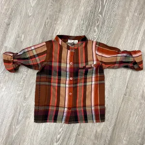 Ren & Rouge Rust Plaid Shirt