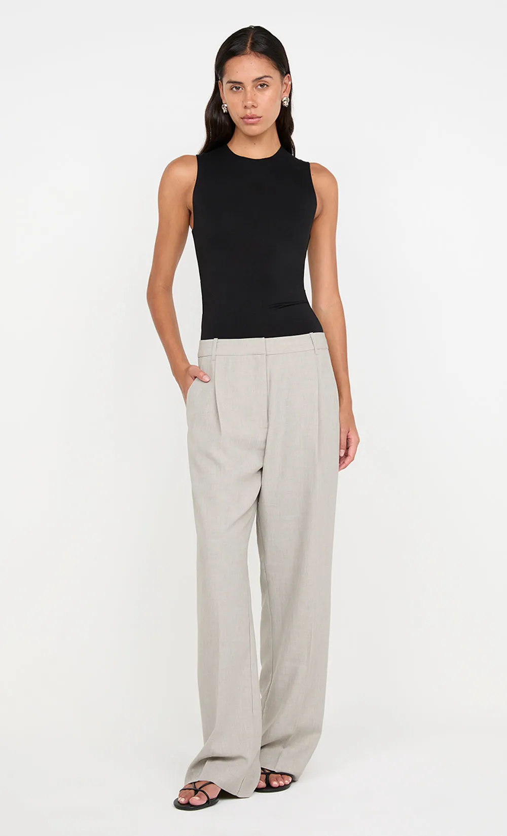 RENZO PANT - PALE GREY