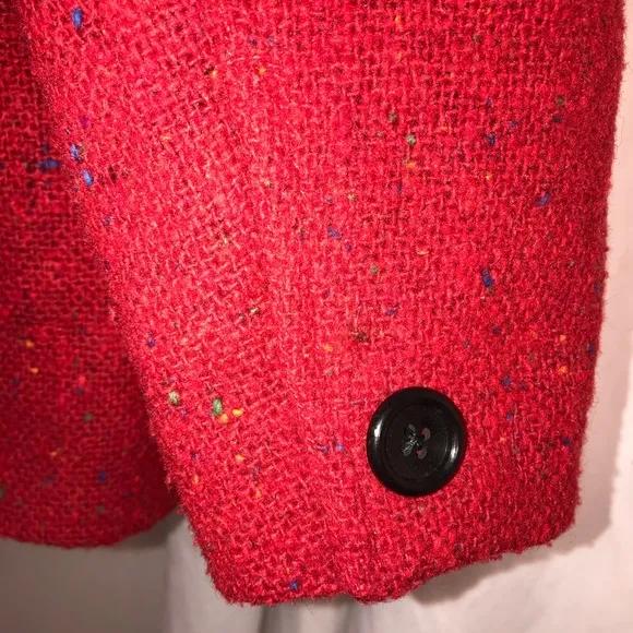 Retro 1980s Liz Claiborne Tweed Blazer, size 12