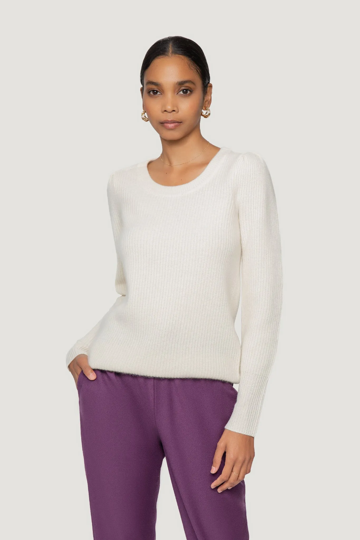 Ribbed Cashmere Sweater
