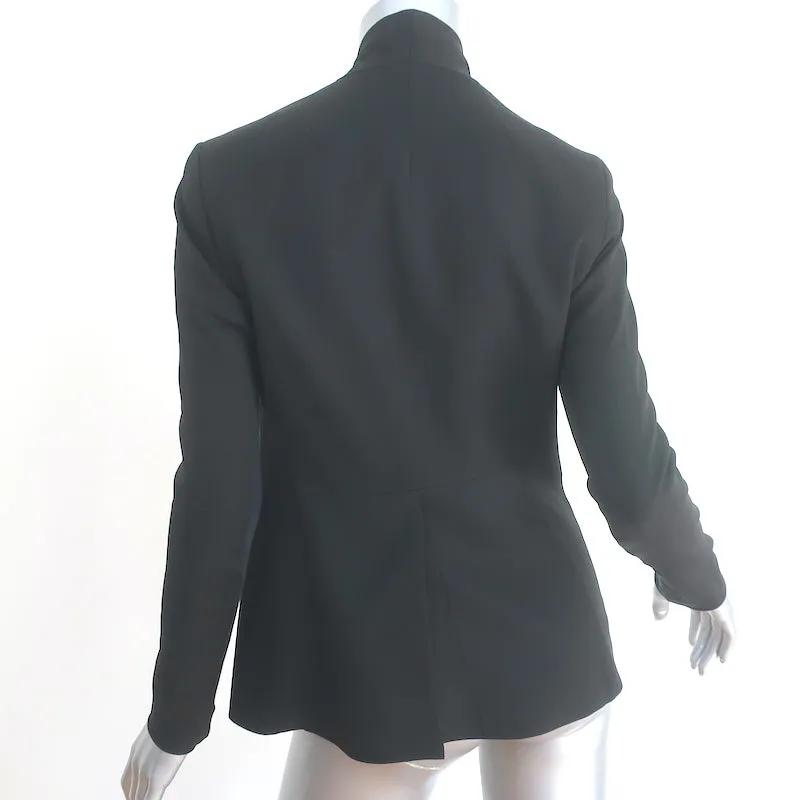 Rick Owens Blazer Black Wool-Silk Size 40 One-Button Jacket