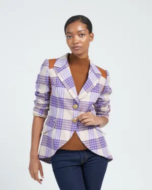 rifle-patch equestrian blazer