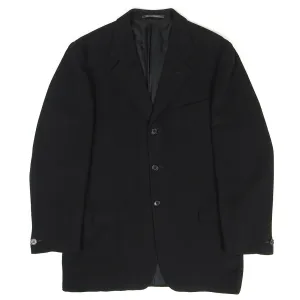 Romeo Gigli Black Wool Blazer Size 54
