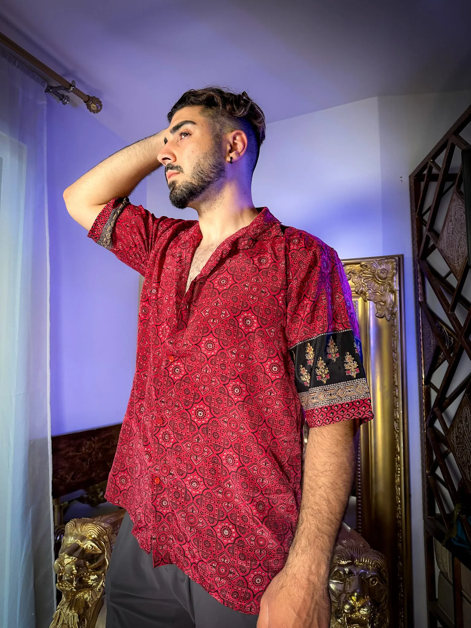 Rosa Negra Button-Up Shirt