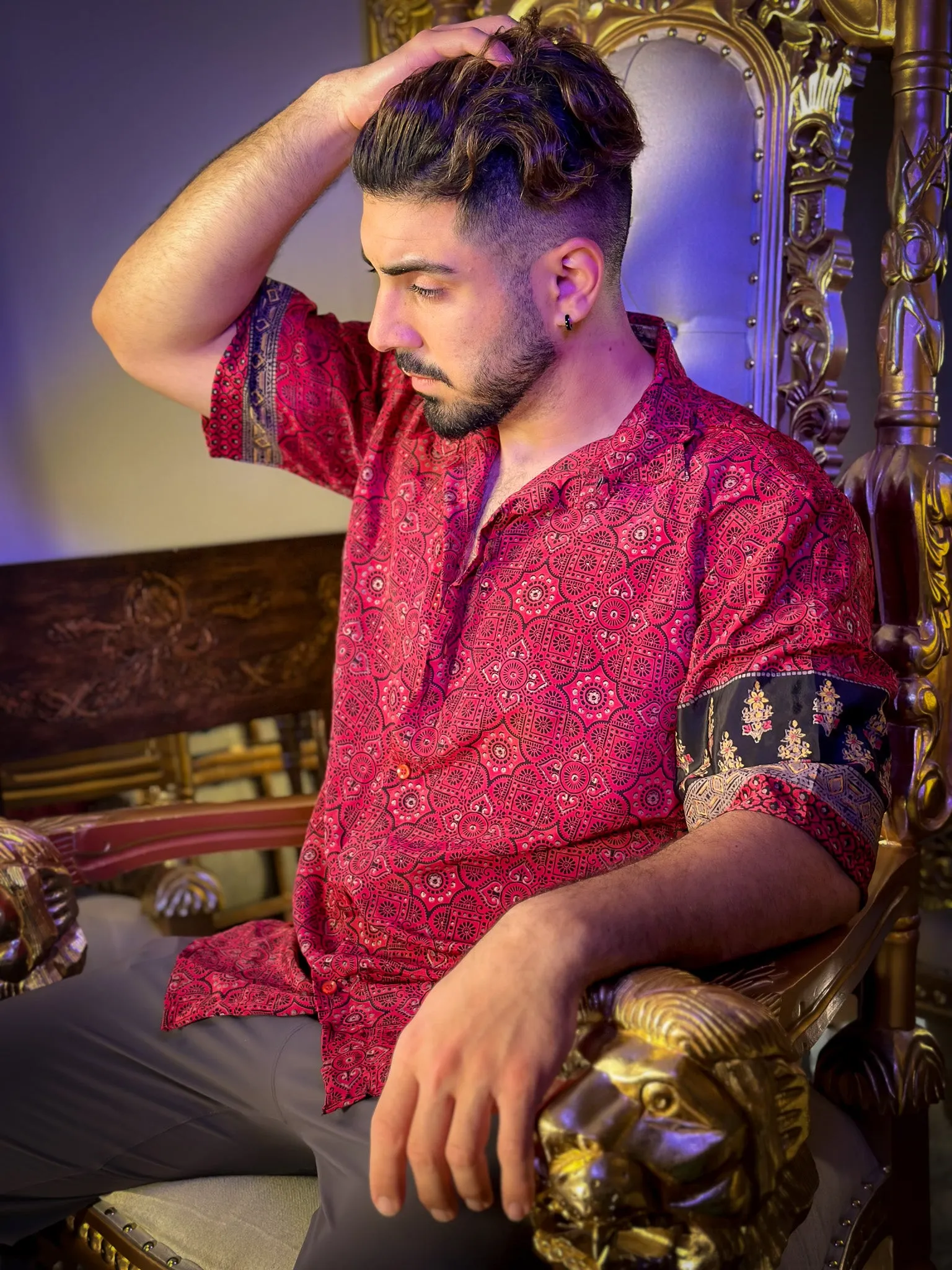 Rosa Negra Button-Up Shirt
