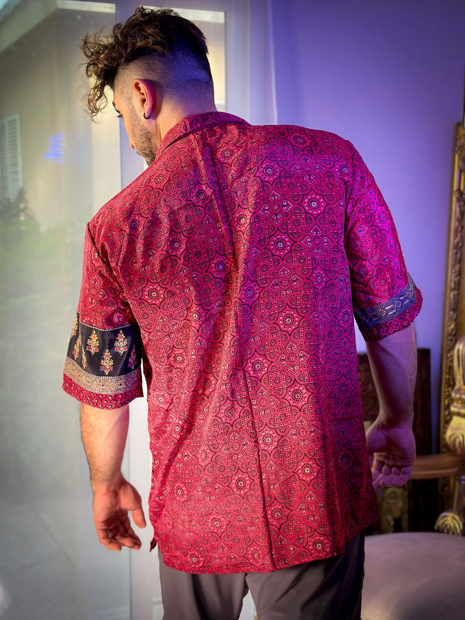 Rosa Negra Button-Up Shirt