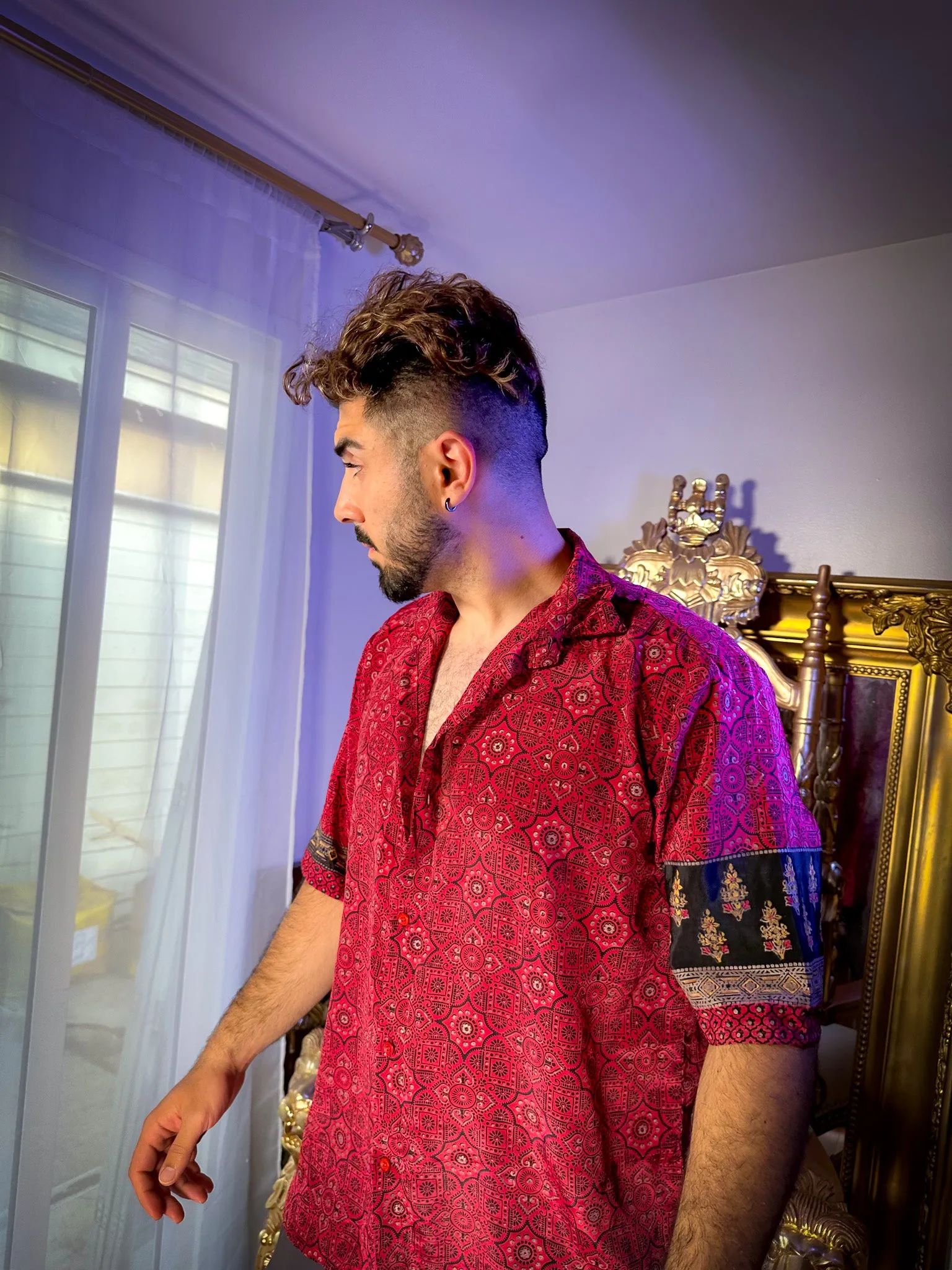 Rosa Negra Button-Up Shirt