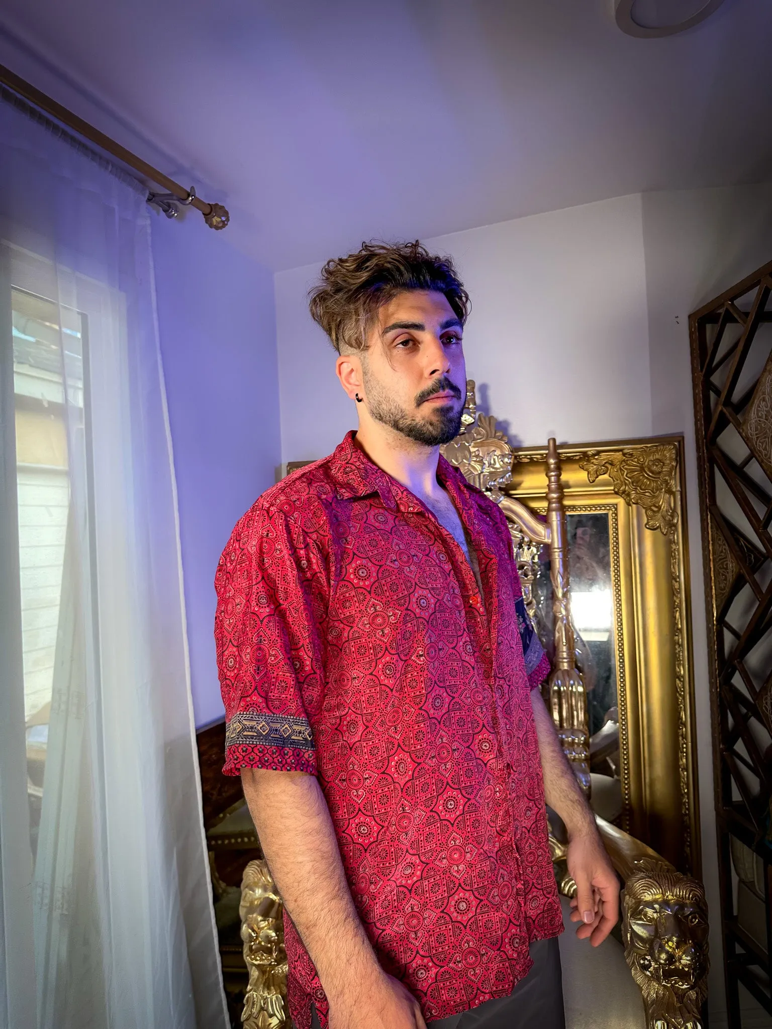Rosa Negra Button-Up Shirt