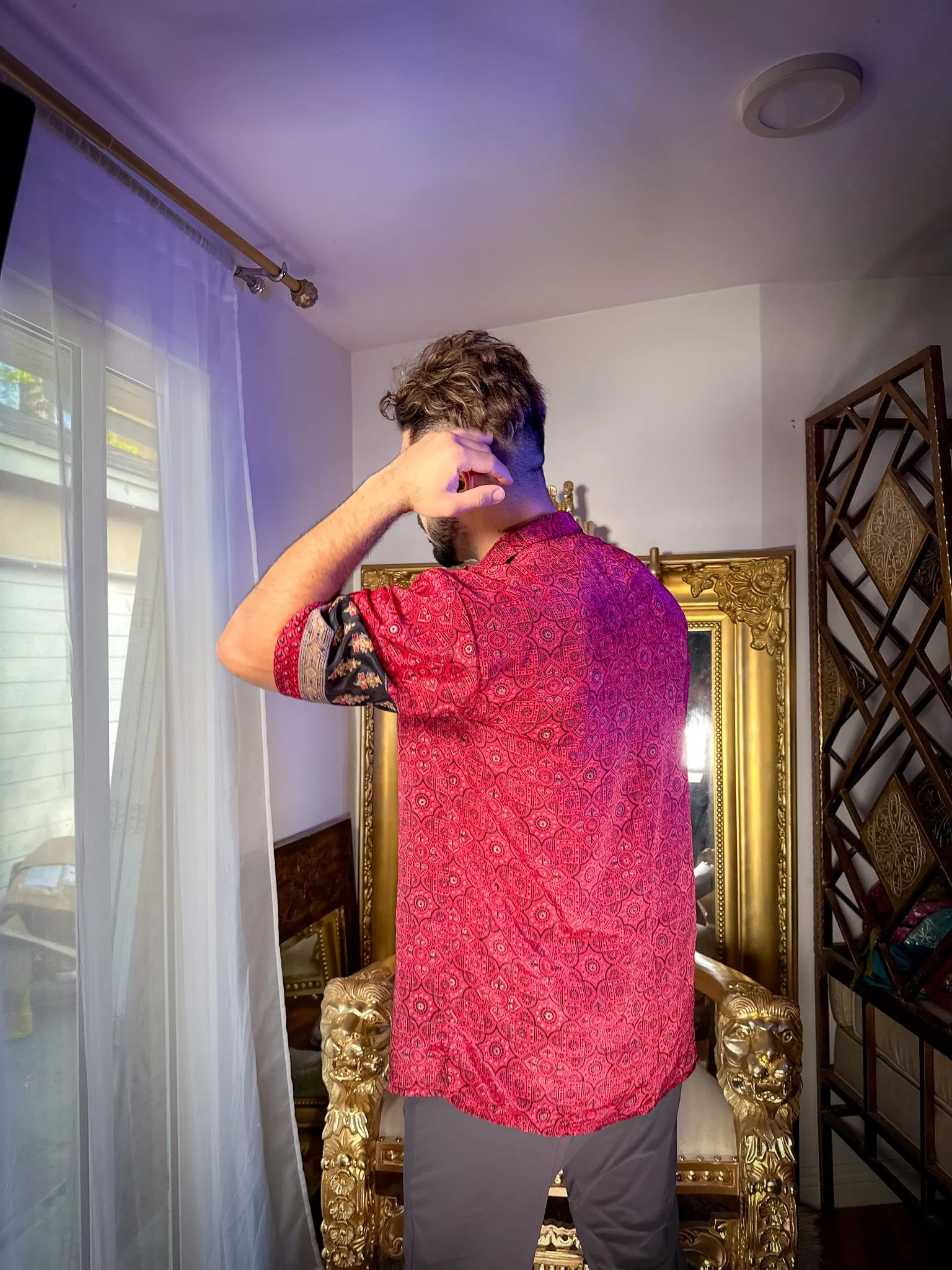 Rosa Negra Button-Up Shirt