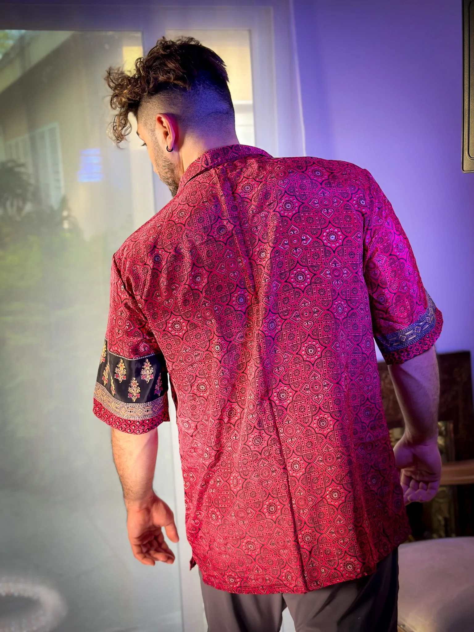Rosa Negra Button-Up Shirt